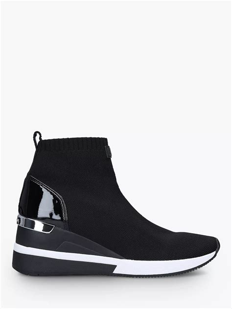 michael kors black sock sneakers|michael kors chunky sneakers.